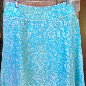 Gorgeous linen Liz Claiborne skirt size 10!